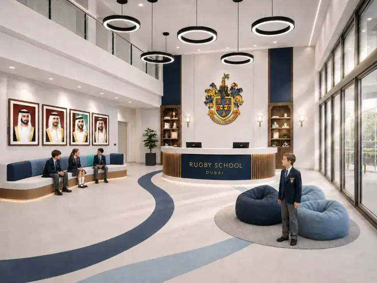 Rugby School Dubai Reception Area
