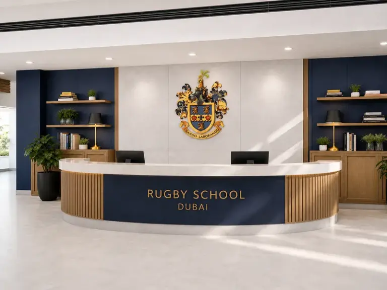 Rugby School Dubai Reception Desk
